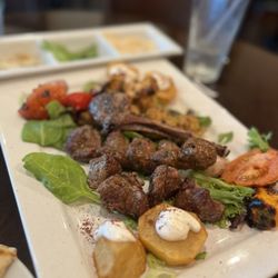 Vivace Mediterranean Cuisine - Vivace Signature lamb, beef, chicken with roasted veggies.
