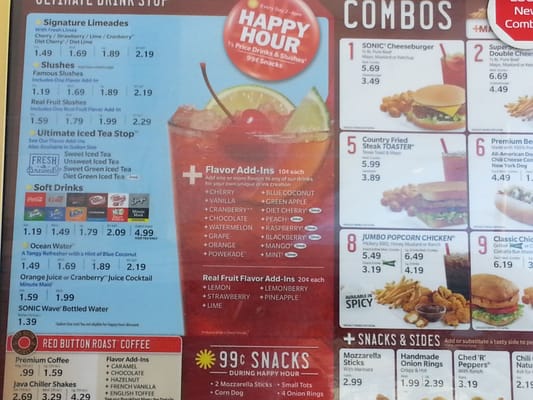 Menu photo 2 Sonic Drive-In Wichita, KS