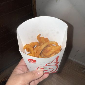 Jack in the Box - Large Seasoned Curly Fries - Fast Food Near Me - Portland, Oregon