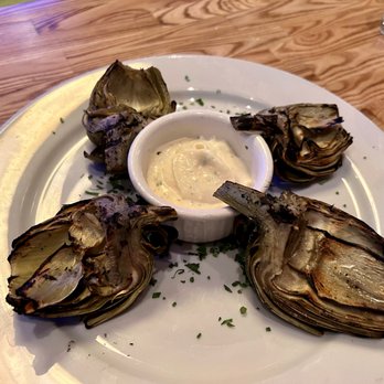 Rock'N Fish - Grilled artichokes - Yum! - Seafood Near Me - Manhattan Beach, California Rock'N Fish - Grilled artichokes - Yum! - Seafood Near Me - Manhattan Beach, California