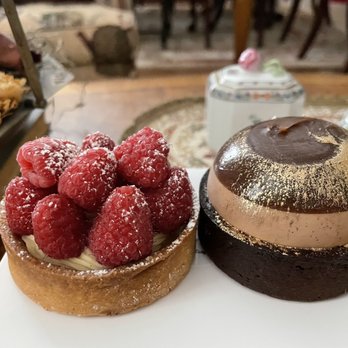 La Chouquette - Raspberry tart, hazelnut choco - Bakeries Near Me - Los Angeles, California La Chouquette - Raspberry tart, hazelnut choco - Bakeries Near Me - Los Angeles, California