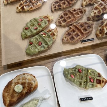 Grid Coffee - New croffle flavors! Green tea is - Coffee & Tea Near Me - Diamond Bar, California