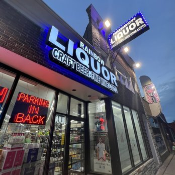 Rainbow Liquor - the outside of a liquor store - Beer, Wine & Spirits Near Me - Ferndale, Michigan