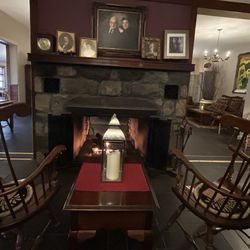 The Stroudsmoor by Wedgewood Weddings - Lobby double sided fireplace.