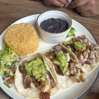 Abuela's Table - TACOS DE CHICHARRON PLATE - Mexican Near Me - Jamaica Plain, Massachusetts