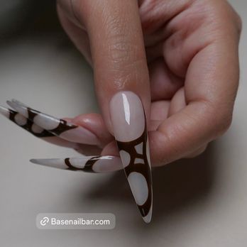 Base Nail Bar - Gel X X-Long with Level 2 Nail Art - Nail Salons Near Me - West Hollywood, California