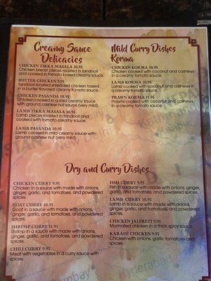 Menu photo 7 The Taj Indian Cusine & Bar Yuba City, CA Menu photo 7 The Taj Indian Cusine & Bar Yuba City, CA