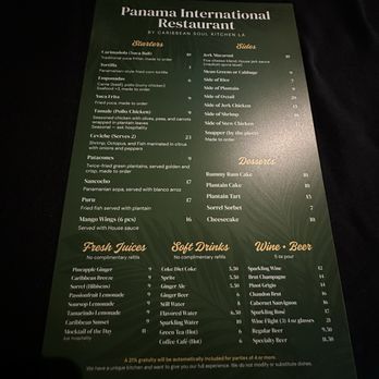 Panama International Restaurant - Caribbean Near Me - Long Beach, California