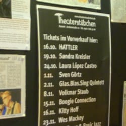 Theaterstübchen - Programm Herbst 2007