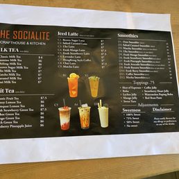 Boba Menu Boba Menu