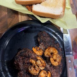 Dust Bowl Bar & Grill - Steak and shrimp