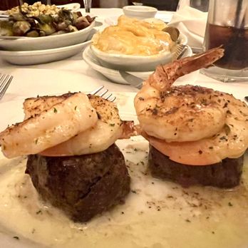 Ruth's Chris Steak House - Petite filet with shrimp. - Steakhouses Near Me - Destin, Florida Ruth's Chris Steak House - Petite filet with shrimp. - Steakhouses Near Me - Destin, Florida