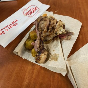 Golden Corral Buffet & Grill - STEAK:: Almost all FAT.!!! (The Okra, I dropped them on the table. They were good.) The ones that stayed on my plate. LOL - Buffets Near Me - Tinley Park, Illinois Golden Corral Buffet & Grill - STEAK:: Almost all FAT.!!! (The Okra, I dropped them on the table. They were good.) The ones that stayed on my plate. LOL - Buffets Near Me - Tinley Park, Illinois