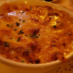 Eddie Martini's - Baked burgundy onion soup is fantastic