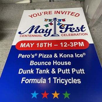 Fastsigns - Sign promoting MayFest at Peachtree Christian Church in Atlanta Georgia - Signmaking Near Me - Tucker, Georgia