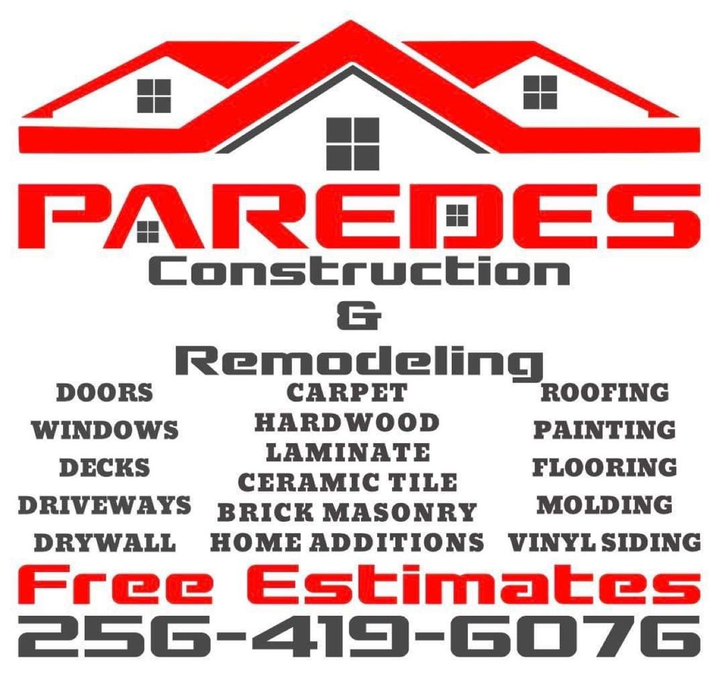 Slide of Paredes Construction