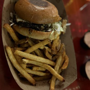Red Crow Brewing Company - Dr. Pepper BBQ Burger - Breweries Near Me - Olathe, Kansas