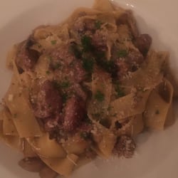 Caruggi - Parpadelle with pork sausage and mushroom