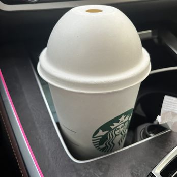 Starbucks - New dome lid to prevent drink enjoyment - Coffee & Tea Near Me - Carlsbad, California Starbucks - New dome lid to prevent drink enjoyment - Coffee & Tea Near Me - Carlsbad, California