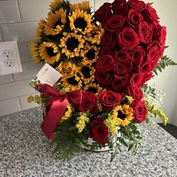 Herbys Flower Shop - Beautiful arrangement for Valentine's Day