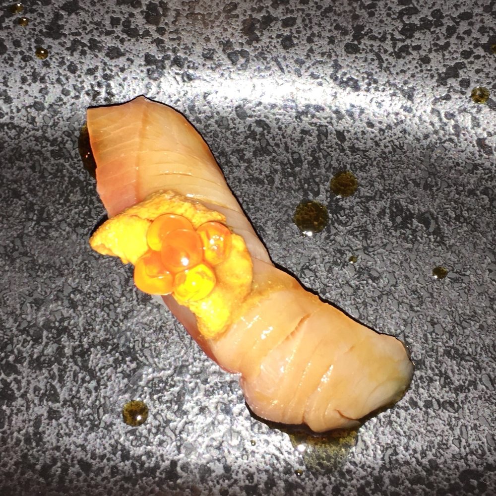 Naoki - Seared salmon(?) - uni - Japanese Near Me - Santiago, RM Naoki - Seared salmon(?) - uni - Japanese Near Me - Santiago, RM