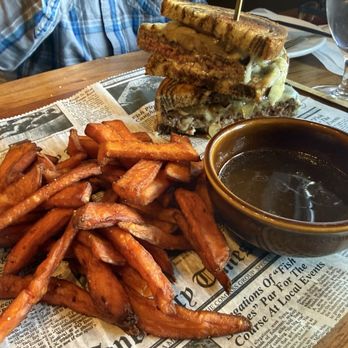 The Naked Olive - French Onion Patty Melt - Mediterranean Near Me - Kennett Square, Pennsylvania