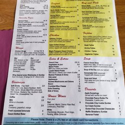 120 Pub & Grub - Menu