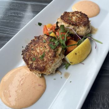 The Fish Hopper - Dungeness Crab Cakes - Seafood Near Me - Monterey, California The Fish Hopper - Dungeness Crab Cakes - Seafood Near Me - Monterey, California