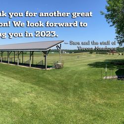 Verona Meadows Golf Driving Range - Thank  you for another great season! We look forward to seeing you n 2023. -Sara and the staff of Verona Meadows