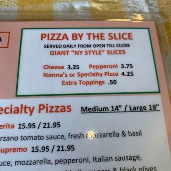Capo's Pizzeria - Pizza by the slice menu - Pizza Near Me - San Antonio, Texas