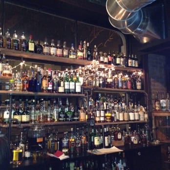 BBQ Saloon - One half of their wall of booze - Barbeque Near Me - Saint Louis, Missouri