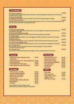 Menu photo 2 Thai Plates Cuisine Mesa, AZ