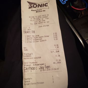 Sonic Drive-In - Burgers Near Me - Valley Stream, New York Sonic Drive-In - Burgers Near Me - Valley Stream, New York
