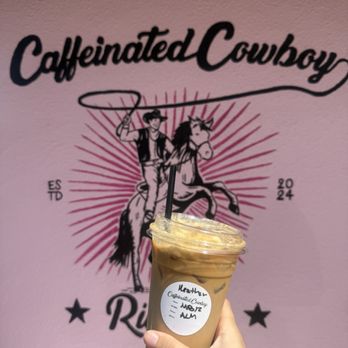 Caffeinated Cowboy - The Monkey Business is as absolutely delicious and beautiful! - Coffee & Tea Near Me - Pleasanton, California