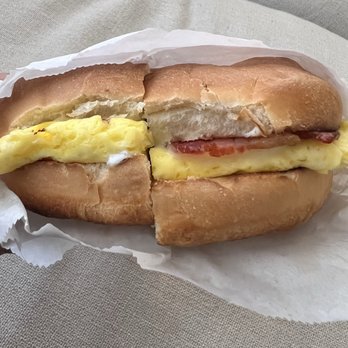 Donut King - Bacon Egg and Cheese Bagel - Donuts Near Me - San Pablo, California