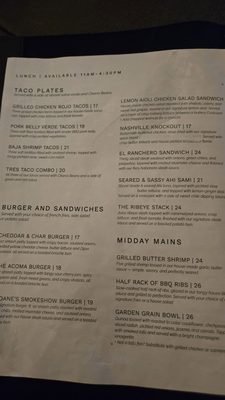 Menu photo 4 Sloane's Lake Havasu City, AZ