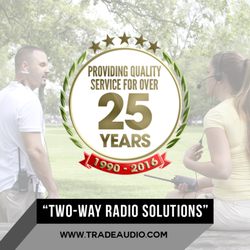 Trade Audio - Providing quality service for over 25 years. 1990-2016 www.tradeaudio.com