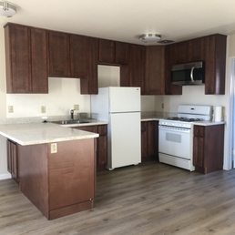 Cleaned Cabinets and Kitchen