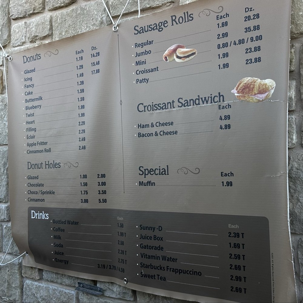 Ranch House Donuts - Pricing menu - Bakeries Near Me - Willow Park, Texas