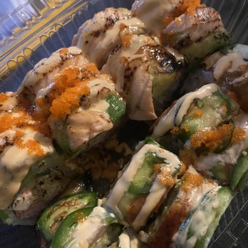 I Love Sushi - Dragon and the tiger roll - Sushi Bars Near Me - Davis, California