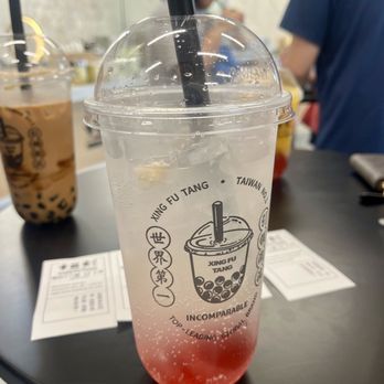 Xing Fu Tang - Lychee Soda with Jelly - Bubble Tea Near Me - Duluth, Georgia Xing Fu Tang - Lychee Soda with Jelly - Bubble Tea Near Me - Duluth, Georgia