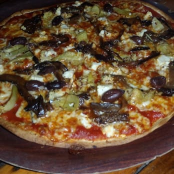 Cafe Lounge - "The pizza formerly known as..." Eggplant, artichoke, olives, fetta, oregano. - Bars Near Me - Surry Hills, NSW Cafe Lounge - "The pizza formerly known as..." Eggplant, artichoke, olives, fetta, oregano. - Bars Near Me - Surry Hills, NSW