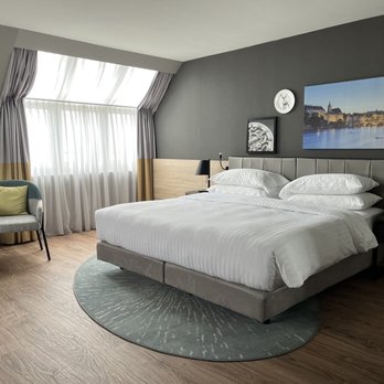 Marriott Basel Hotel - Bedroom - Hotels Near Me - Basel, BS