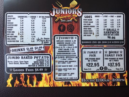 Menu photo 3 Junior's Barbeque Red Oak, TX