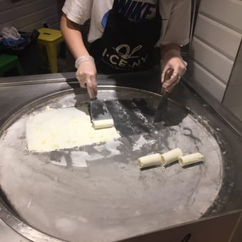 I CE NY - Making the ice cream! - Desserts Near Me - New York, New York I CE NY - Making the ice cream! - Desserts Near Me - New York, New York