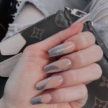 Nail Trix - My nails after K finished them. - Nail Salons Near Me - Bloomington, Minnesota
