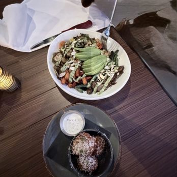 Eureka! - Hearty Salad and Mushroom Balls - American Near Me - Sacramento, California Eureka! - Hearty Salad and Mushroom Balls - American Near Me - Sacramento, California