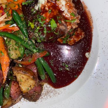 Blades' Bistro - Beef medallion with wine reduction. - Salad Near Me - Placitas, New Mexico