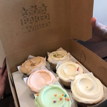 Baked & Wired - clockwise from top right: pistachio, razmanian devil, red velvet, uniporns and rainhoes, strawberry, pretty bitchin - Bakeries Near Me - Washington, DC, District of Columbia