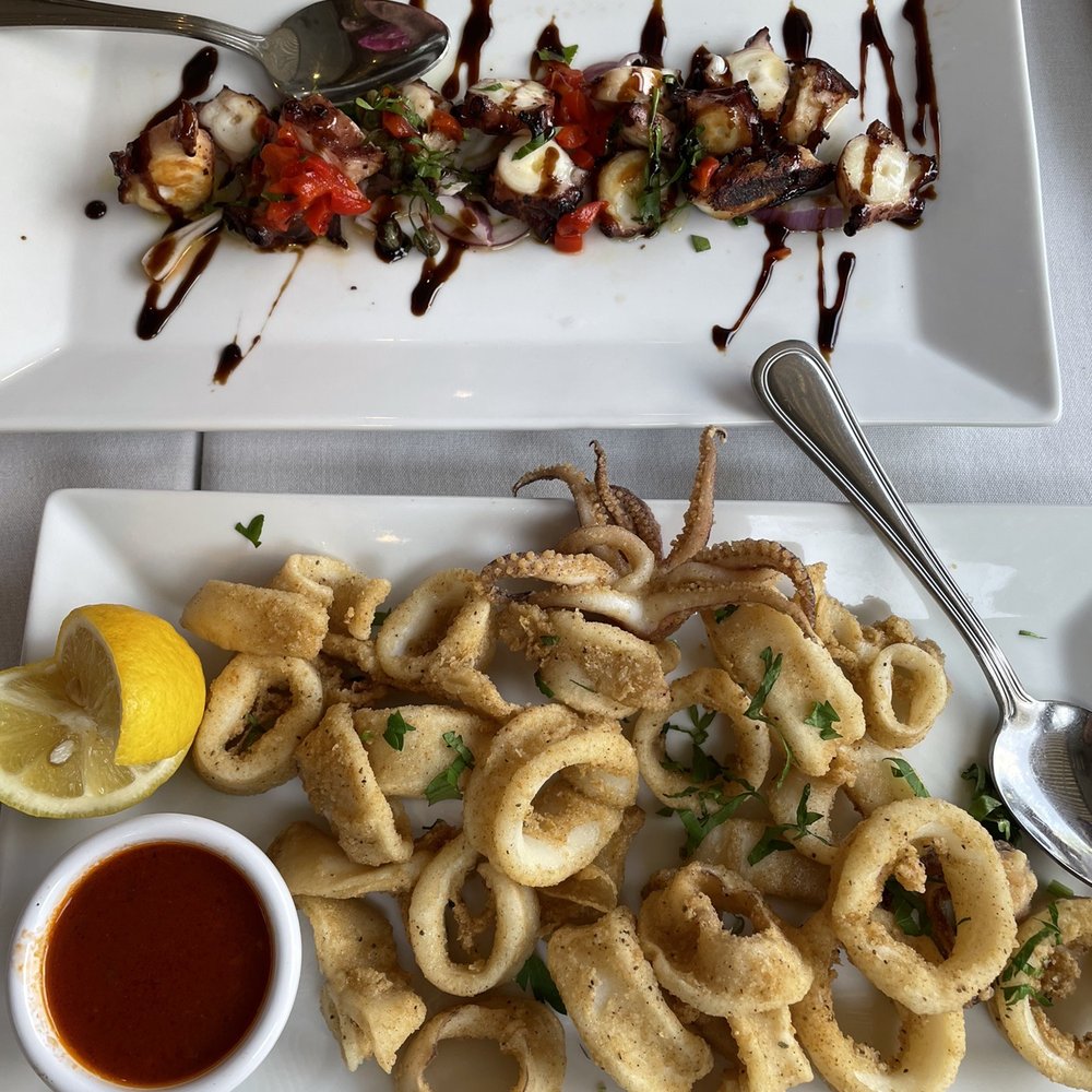 Veranda Restaurant & Cafe - Grilled Octopus & Calamari - Mediterranean Near Me - Bayside, New York Veranda Restaurant & Cafe - Grilled Octopus & Calamari - Mediterranean Near Me - Bayside, New York